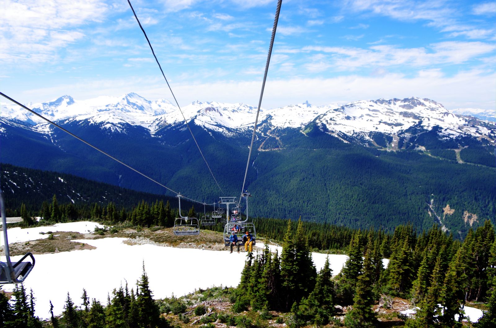 7th Heaven Chair on Blackcomb in the summer