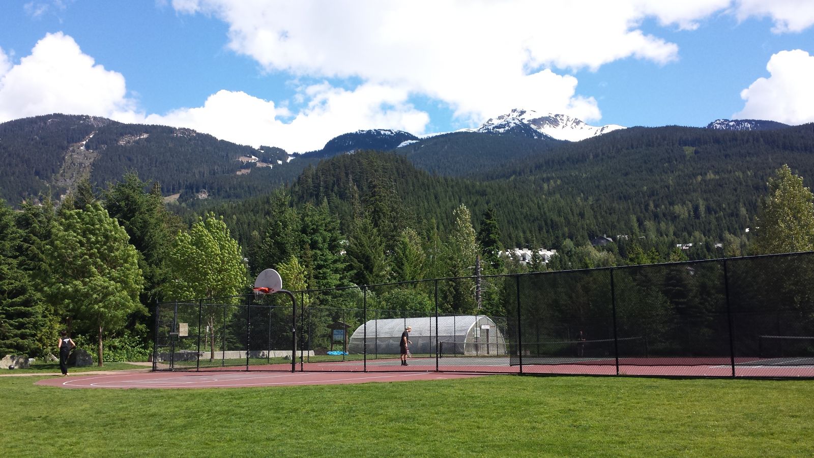 Basketball courts at Whistler Alpha Lake