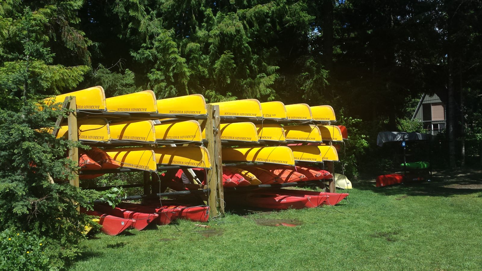Canoes at Alta Lake Whistler