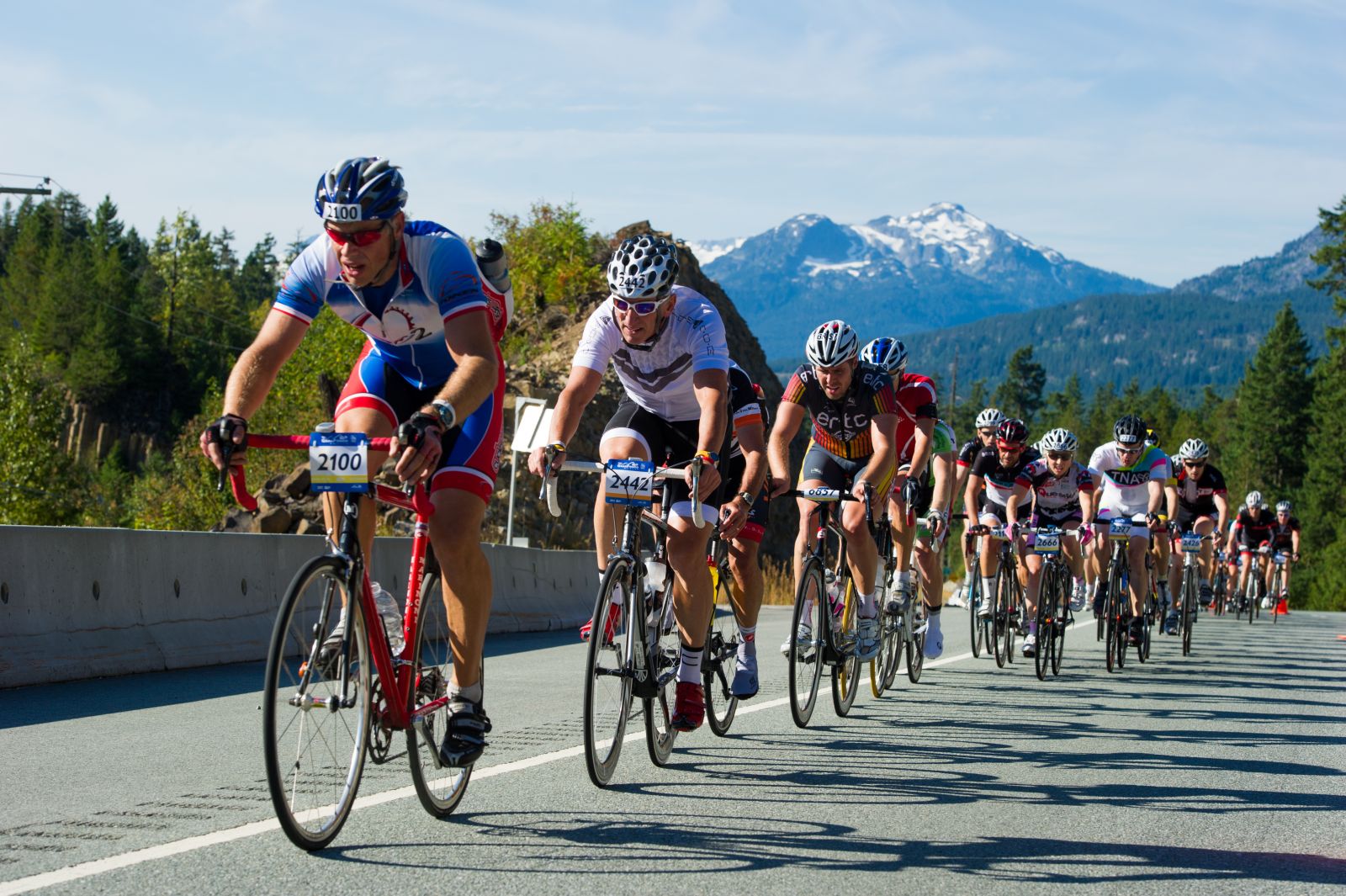 RBC Granfondo bike route: Vancouver to Whistler