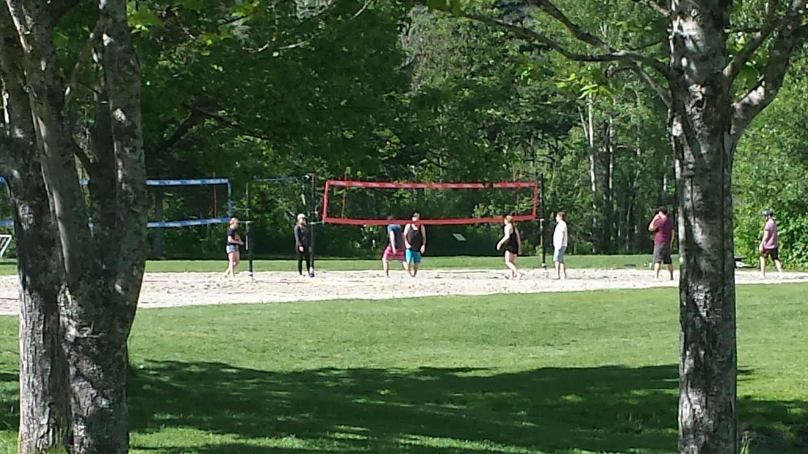 Volleyball courts at Alta Lake