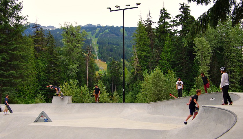 Whistler skate park