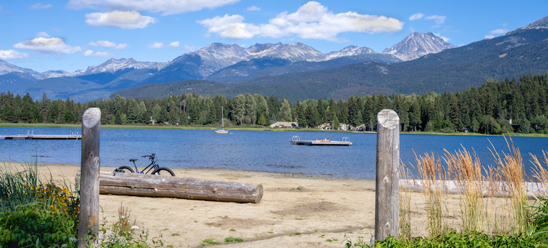 Peaceful lake in Whistler