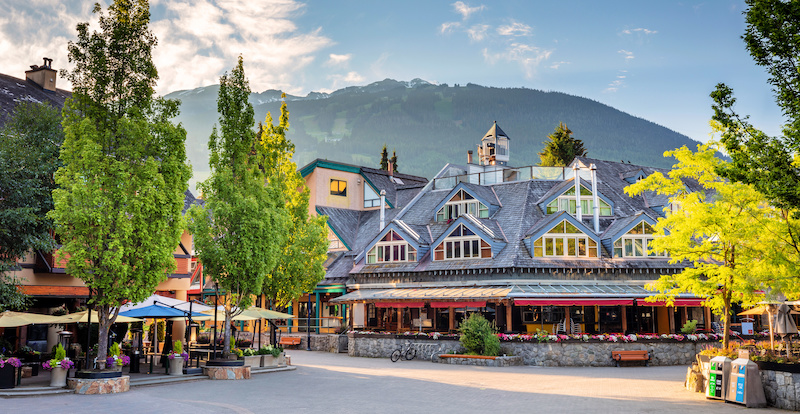 Whistler Village in the summer