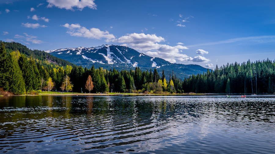 Whistler Lost Lake in the fall