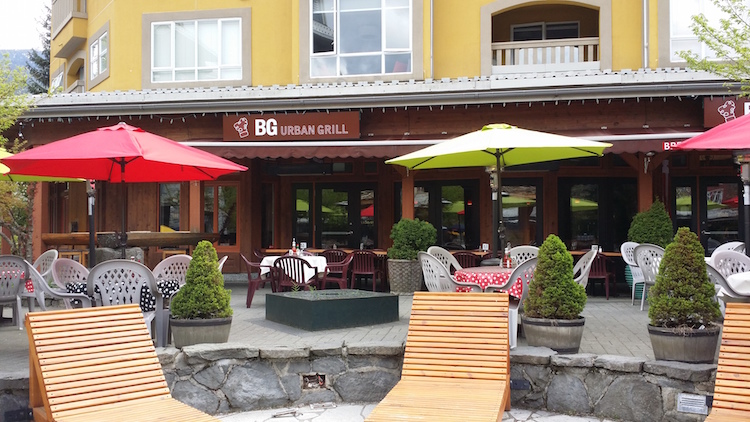 BG Urban Grill in Whistler Blackcomb