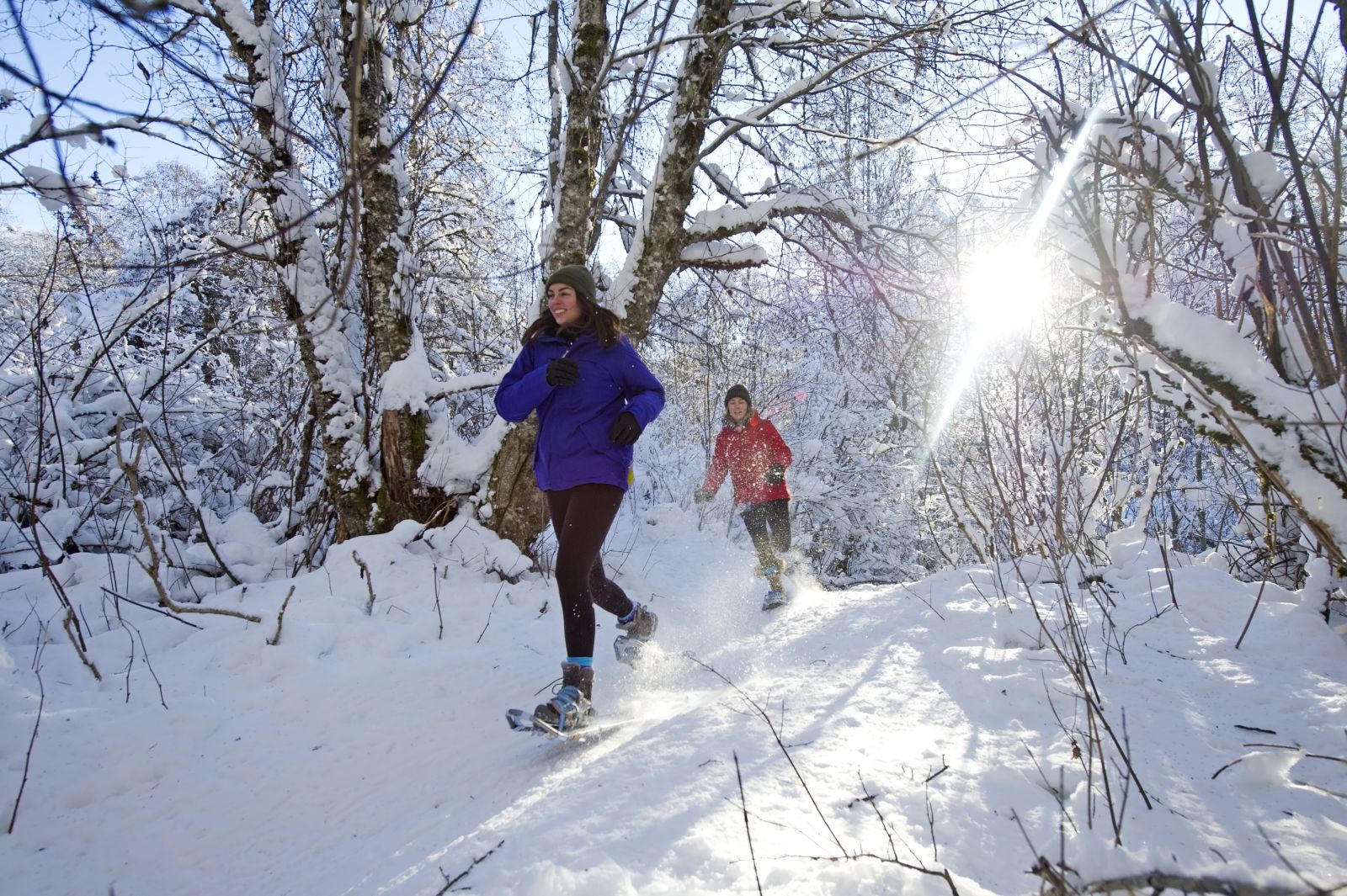 Snowshoeing at Lost Lake Whistler