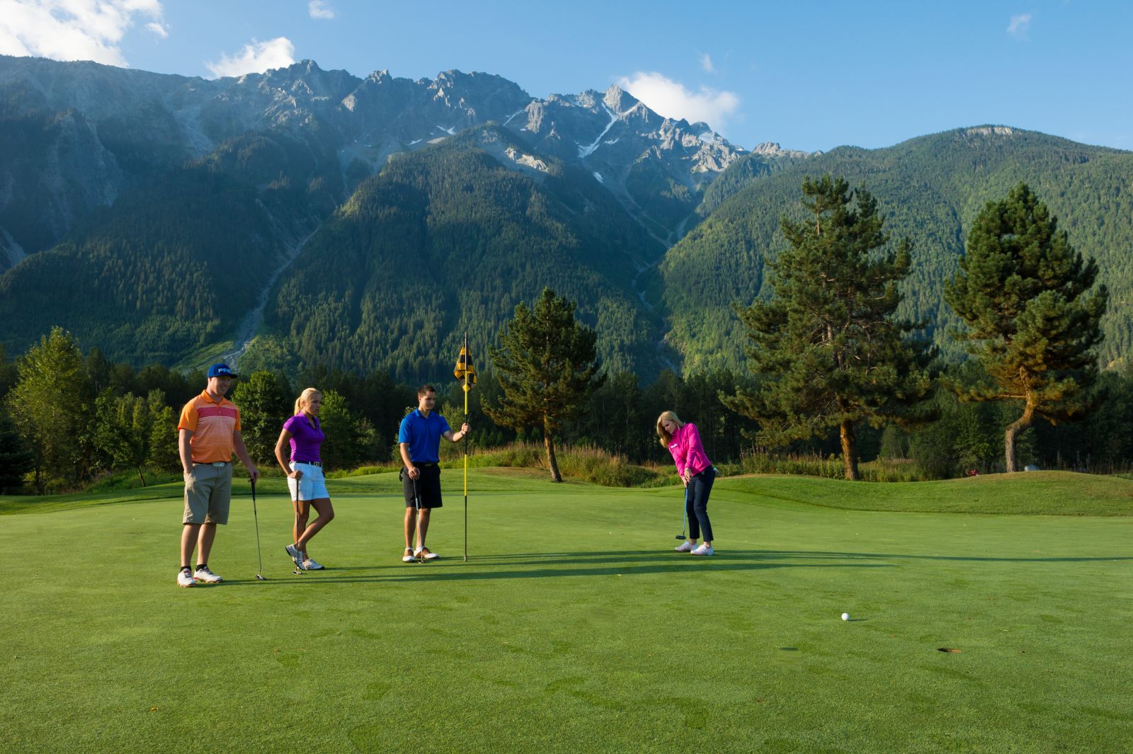 Whistler golfing at the Telus Golf Classic