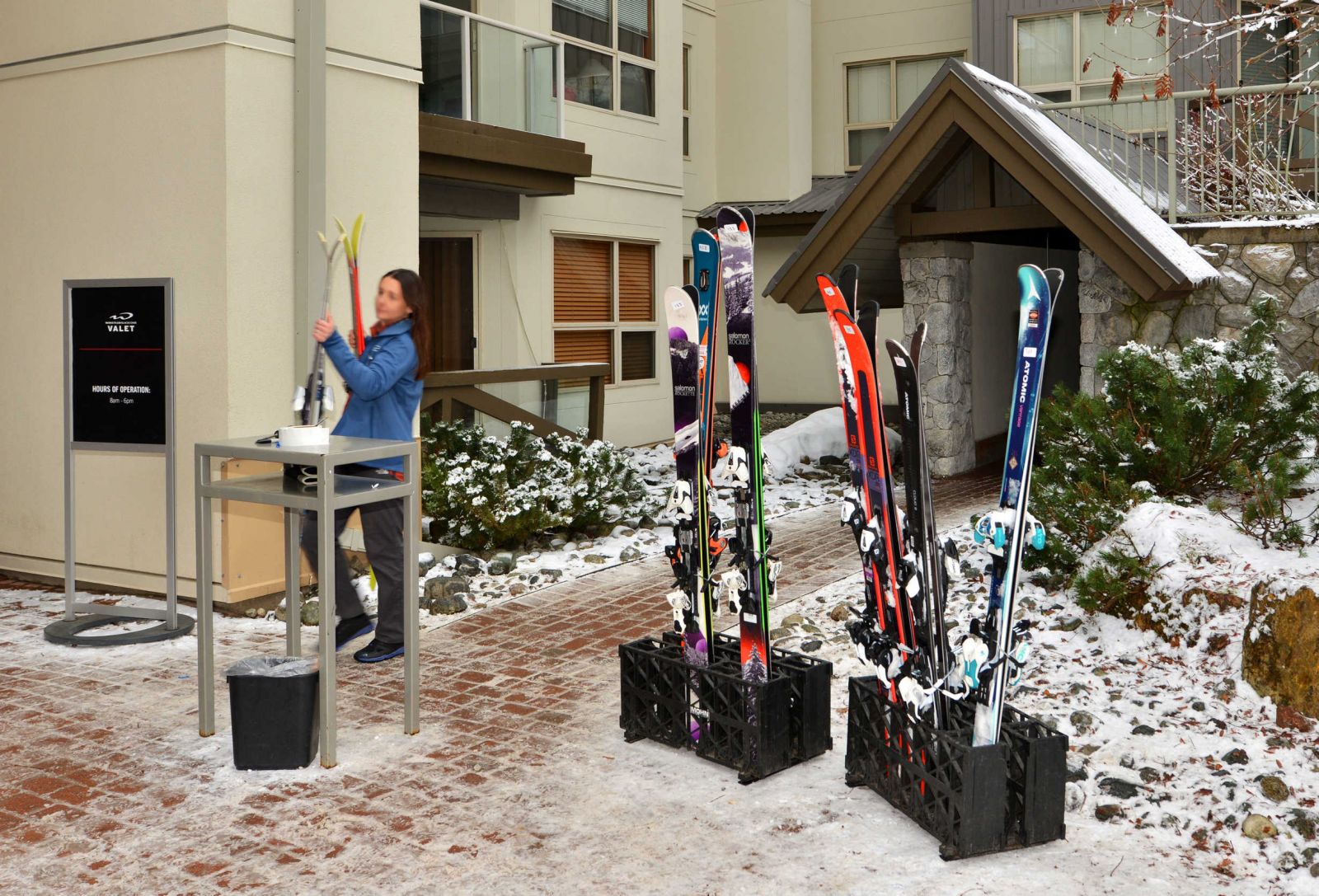 Aspens Lodge ski storage