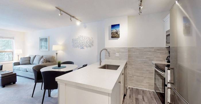 New finishes at Aspens 335 Whistler condo