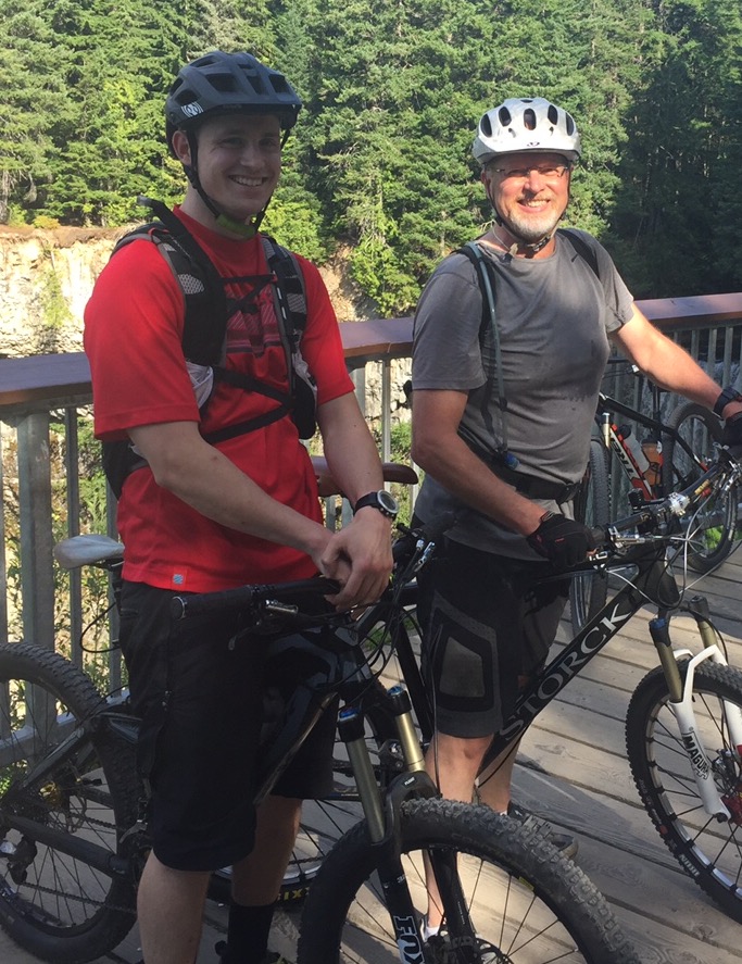 Riding Whistler's Sea to Sky Trail