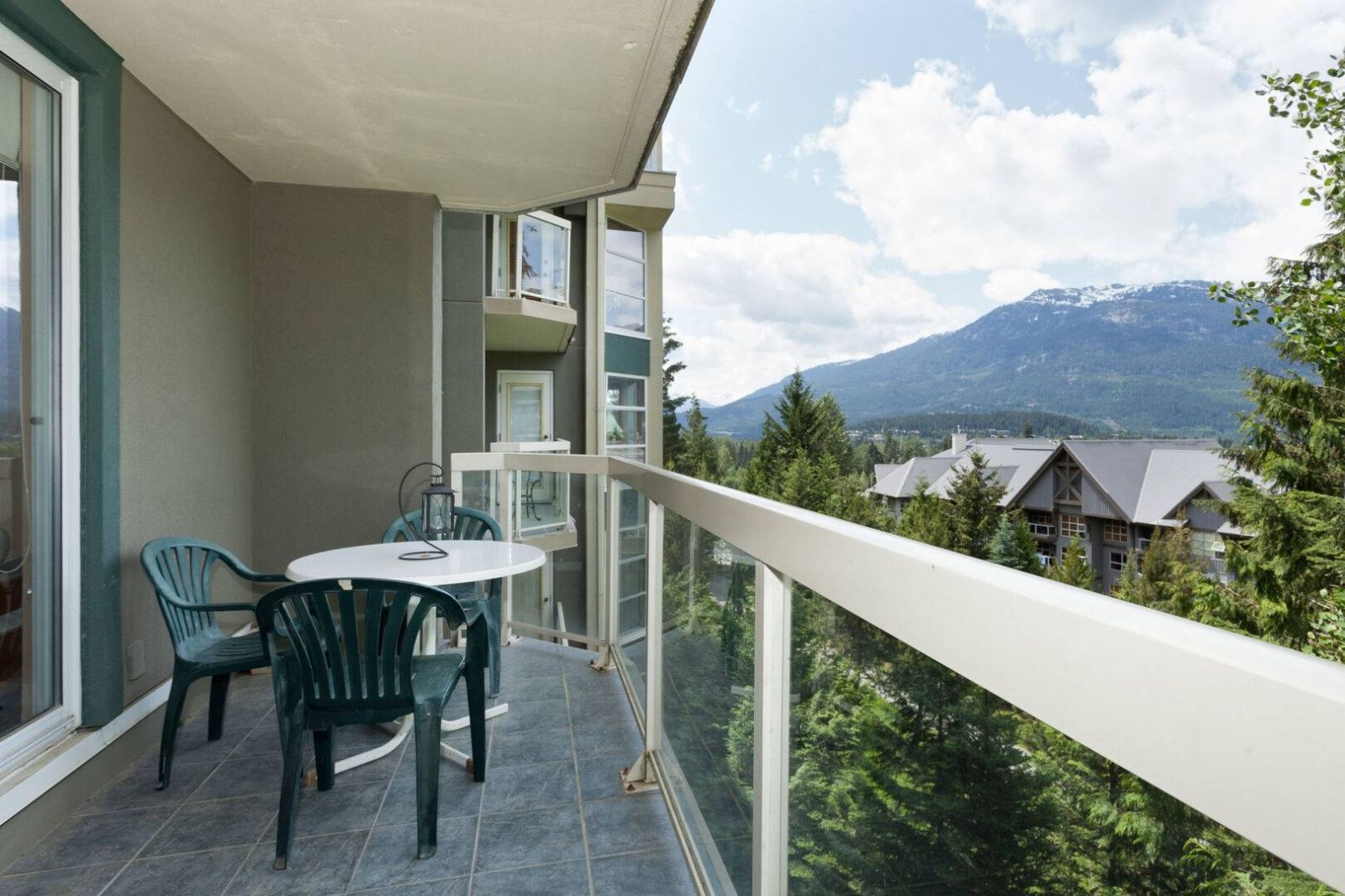 Whistler mountain views from Woodrun condo