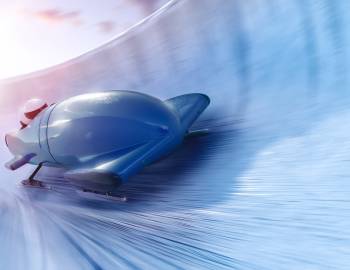 Discover Bobsleigh - Bobsleigh Moving Down Track