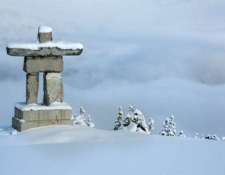 Whistler Mountain Inukshuk 